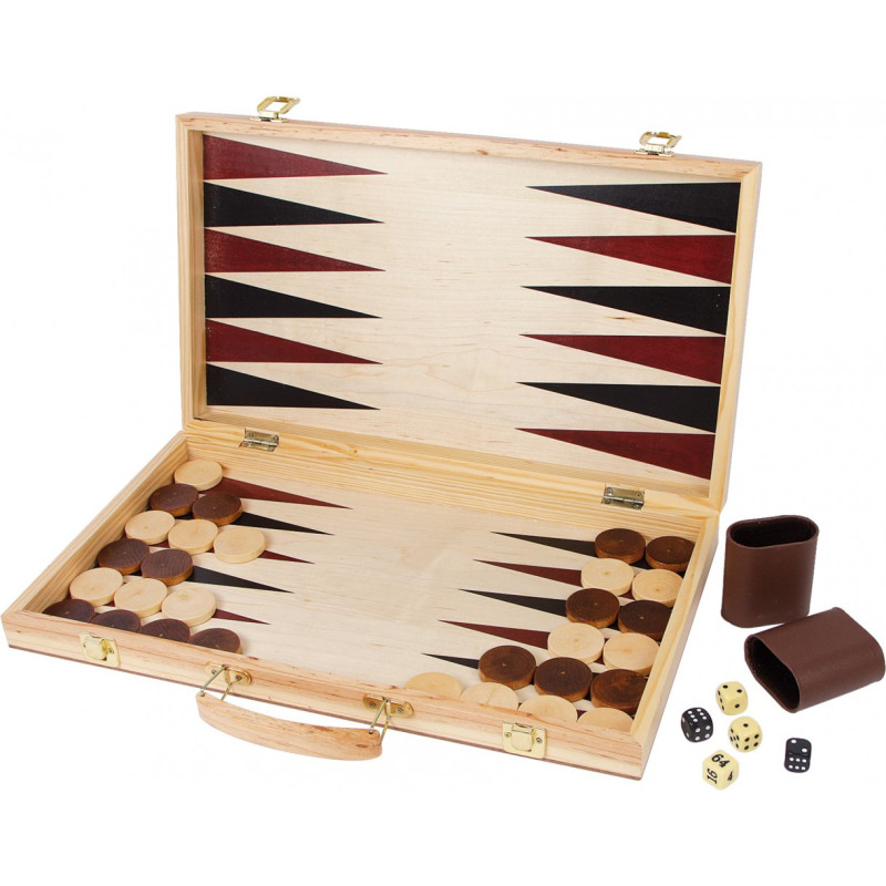 small foot Skak og Backgammon Spil