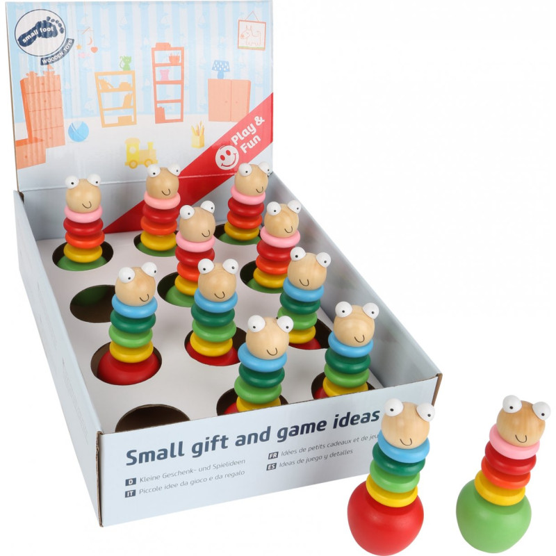 small foot Display (12stk) Dansende Larver