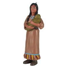 Mojo Indianer Kvinde med Baby