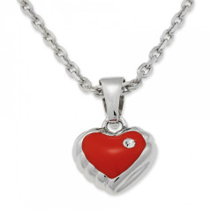 Decommissioned - Necklace incl. red Heart Pendant