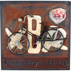 Decommissioned - Metal Sign Bicycle "Vintage Design"