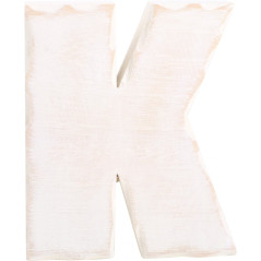 Decommissioned - Wooden Letter K