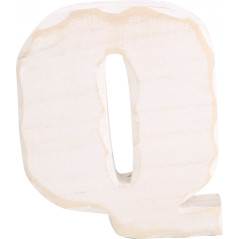 Decommissioned - Wooden Letter Q