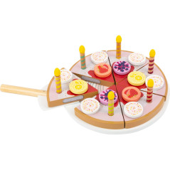 Cuttable Birthday Cake with Candles